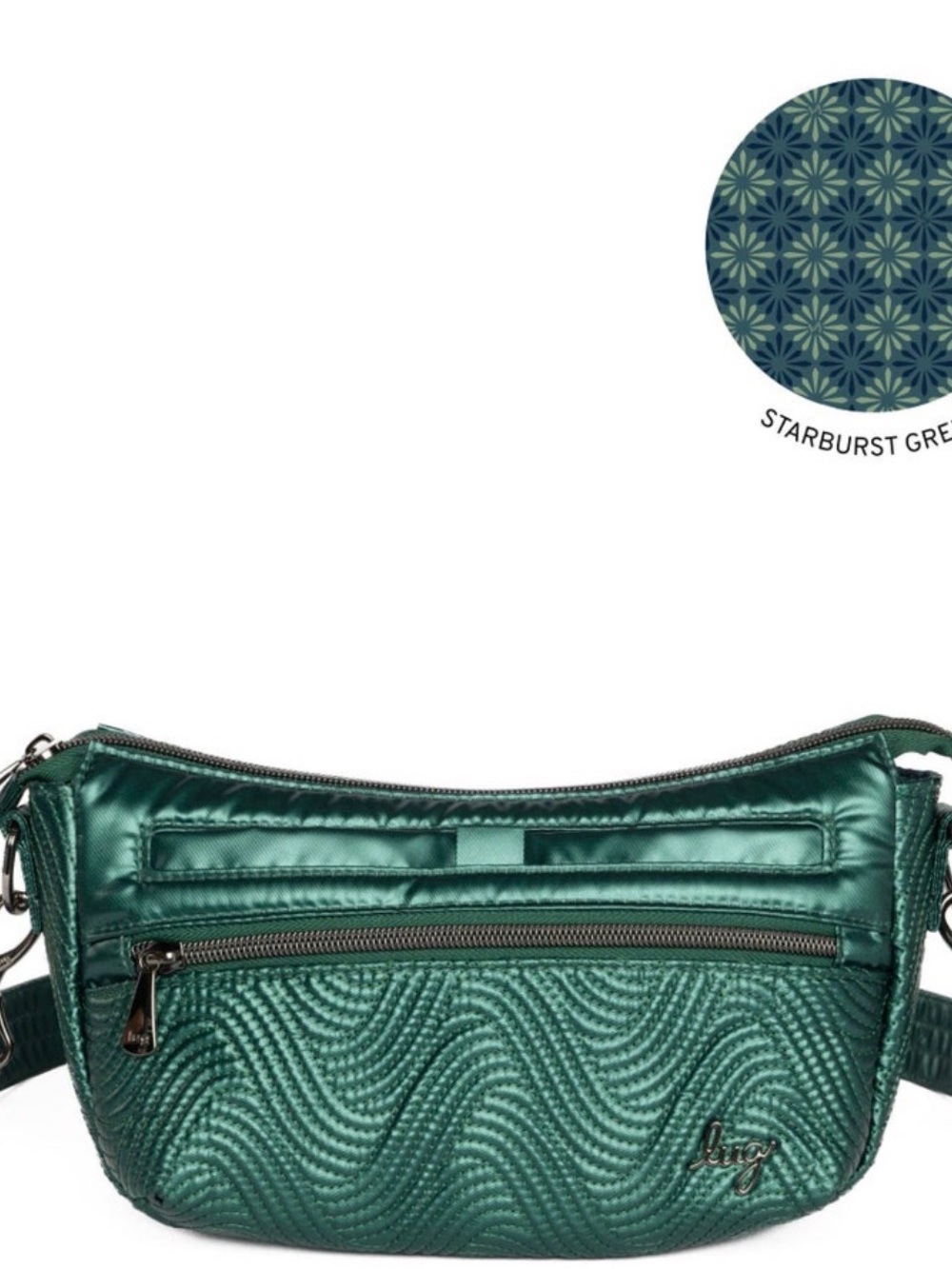 lug Dash Classic Crossbody in Wickedly Green